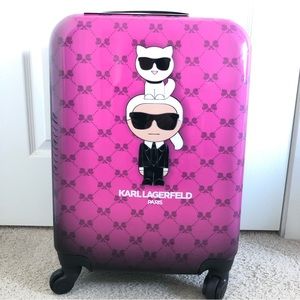 Karl Lagerfeld Hard Shell Carry-on Luggage